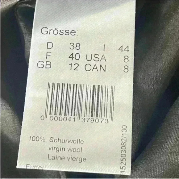 St. Emile Gray Wool Skirt Size 8 Excellent Condition! - Picture 8 of 8